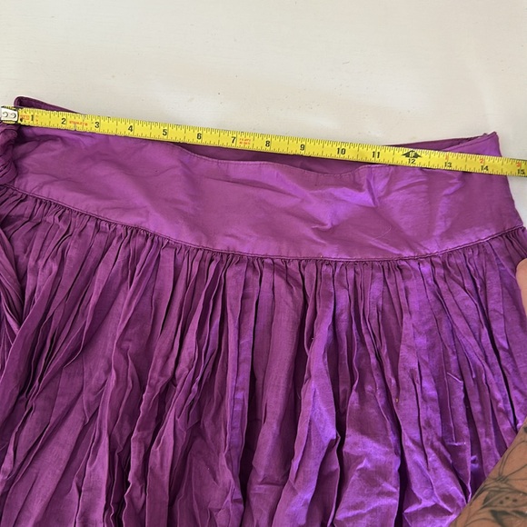 Flowy Purple skirt size 4 - Picture 6 of 7